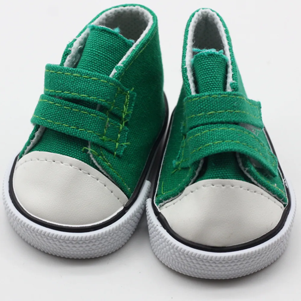 

American Doll Shoes Canvas Shoes for 18 inch Girl Dolls Mini Fashions Shoes for 43cm Baby Dolls Doll Accessories