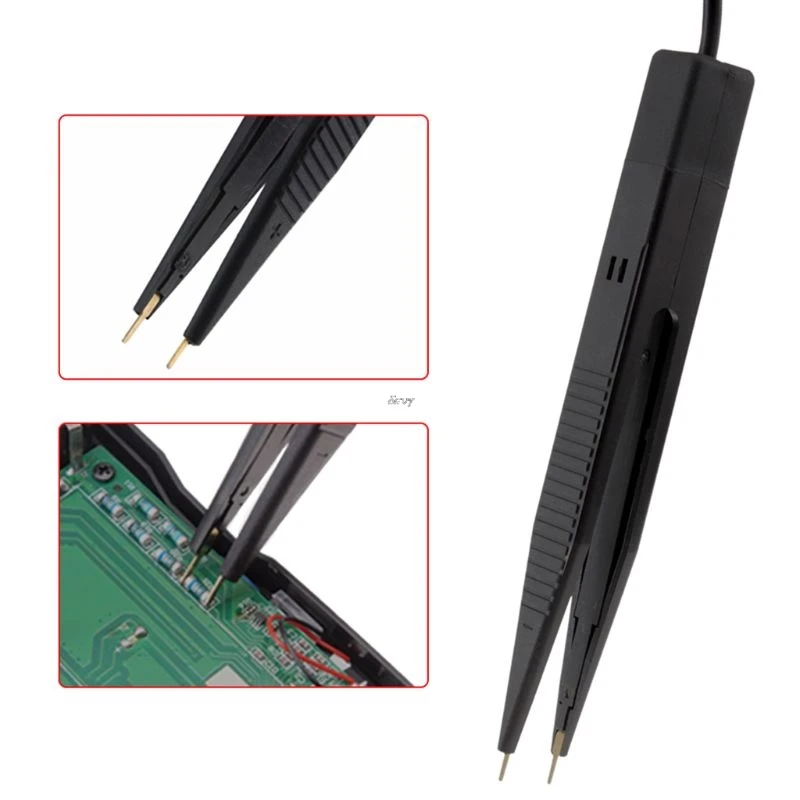 SMT SMD Chip Resistance Test Clip Grip Lead Probe Multimeter Meter Capacitor Tweezer | Инструменты