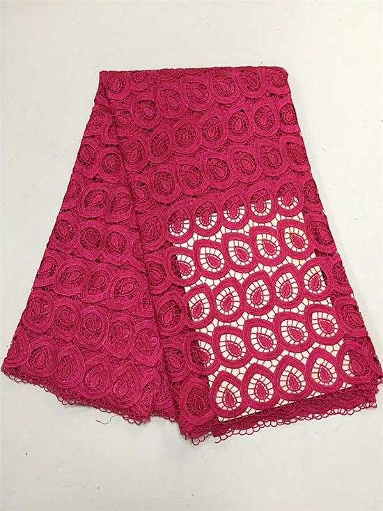 Nigerian red African Print Guipure Lace Fabric Sewing Cord For Woman Silk!16l-4-4 | Дом и сад