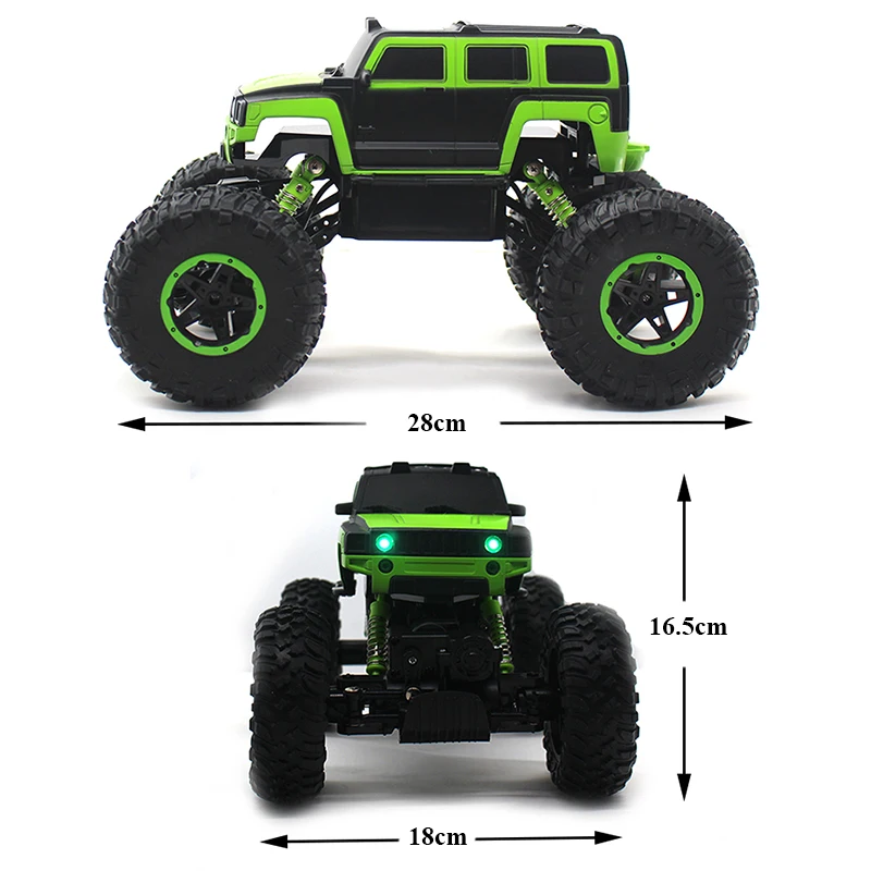 4x4 внедорожный Рок Гусеничный 1:14 4WD RC автомобиль 2 4 Ghz радиоуправляемые игрушки