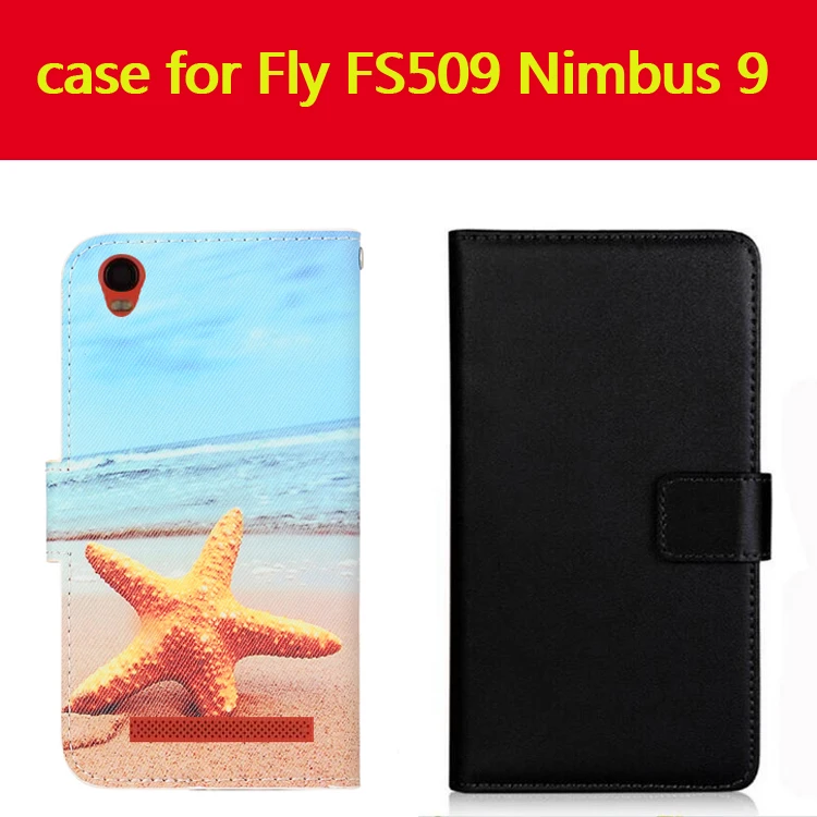Модный роскошный защитный флип чехол для Fly FS509 Nimbus 9 кожаный FS506 Cirrus 3 бумажник|leather