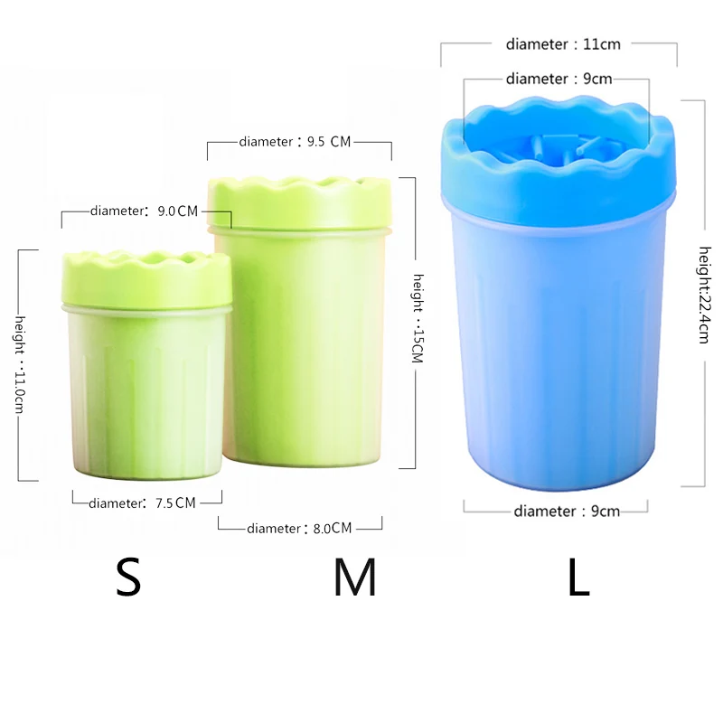 Портативный собачий кошачьи лапы стакан для мытья собак кошек чистящий