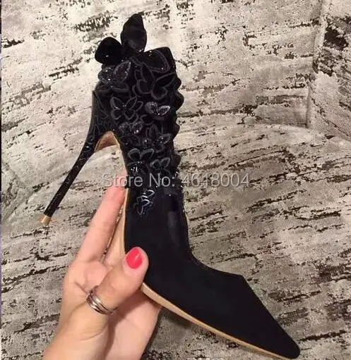 KALMALL/милые элегантные туфли лодочки с цветочным принтом и бабочками вечерние