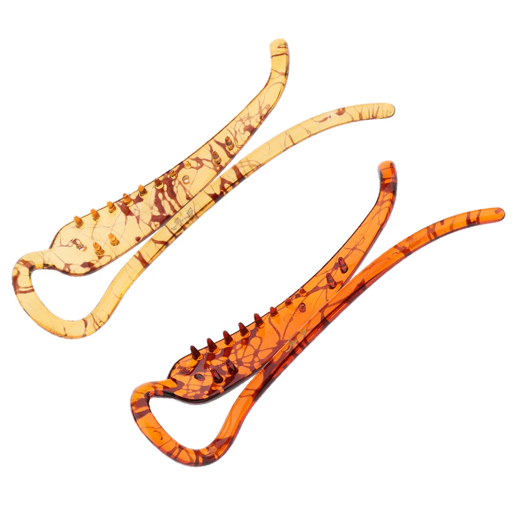 Винтажная заколка для волос в форме банана 2 шт. |