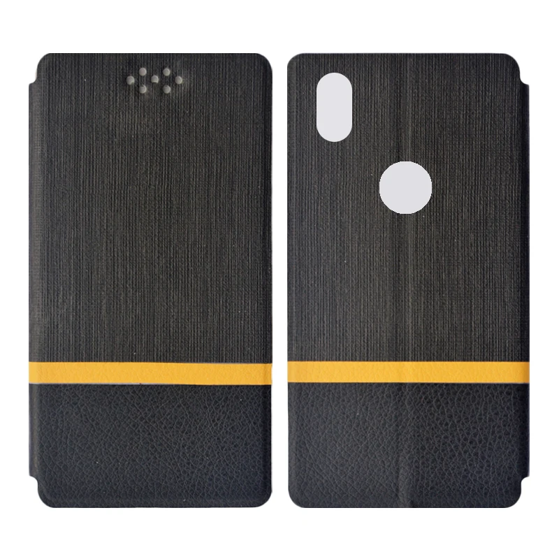 dower me New Mixed Color Flip PU Leather Case Cover For BQ Aquaris X Smartphone | Мобильные телефоны и аксессуары
