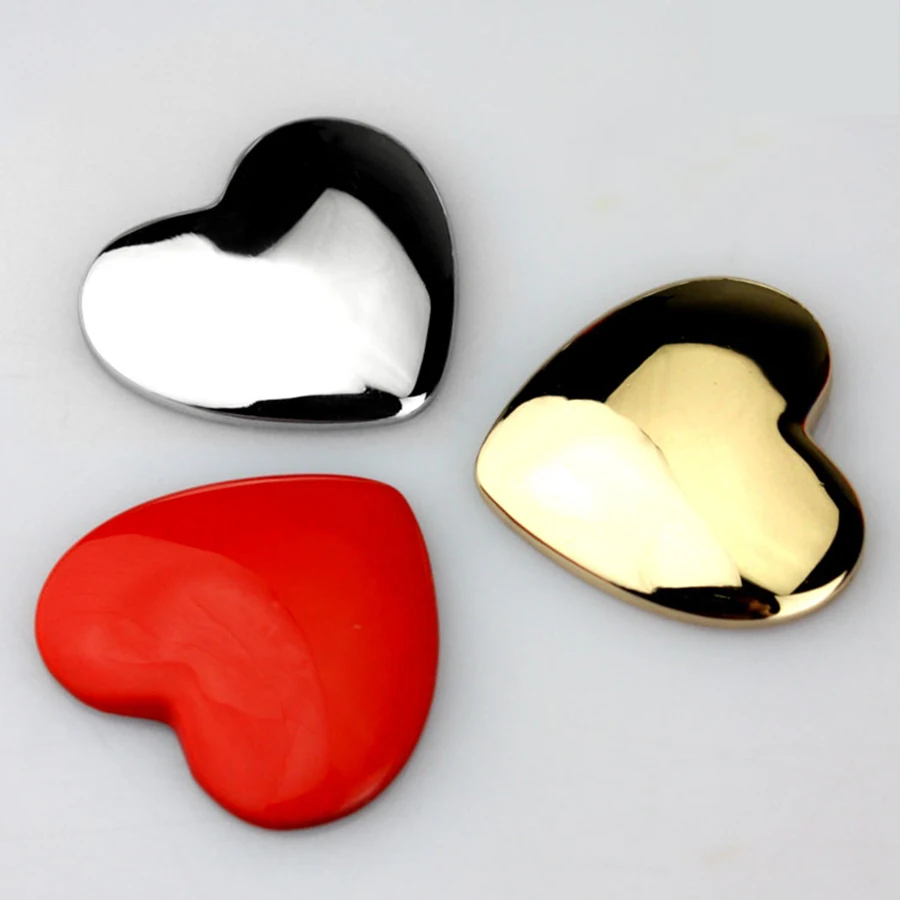 3D металлическая наклейка с эмблемой сделай сам и надписью Love Heart значок для