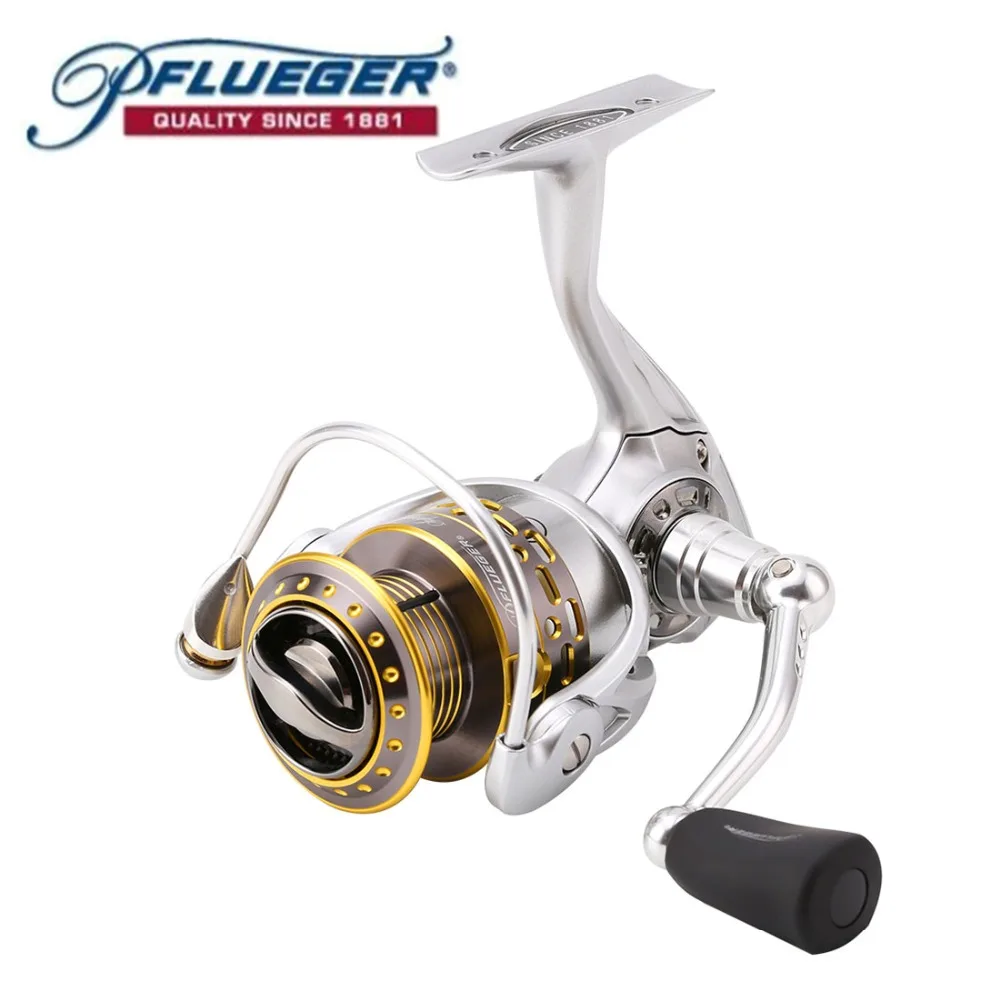 Оригинальная спиннинговая Рыболовная катушка Pflueger SUPSP25X 30X 35X 9BB 6 2: 1 металлический