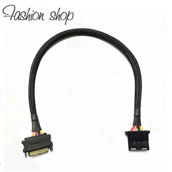 4 контактный адаптер удлинитель для жесткого диска SATA 15 Pin папа IDE MOlex|Компьютерные