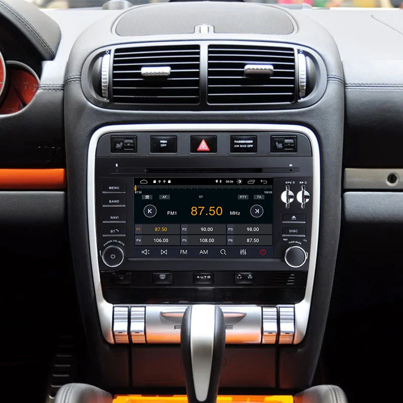 Автомобильный мультимедийный плеер 7 дюймов 2 Din Android 9 0 для Porsche Cayenne GTS 2003 2010