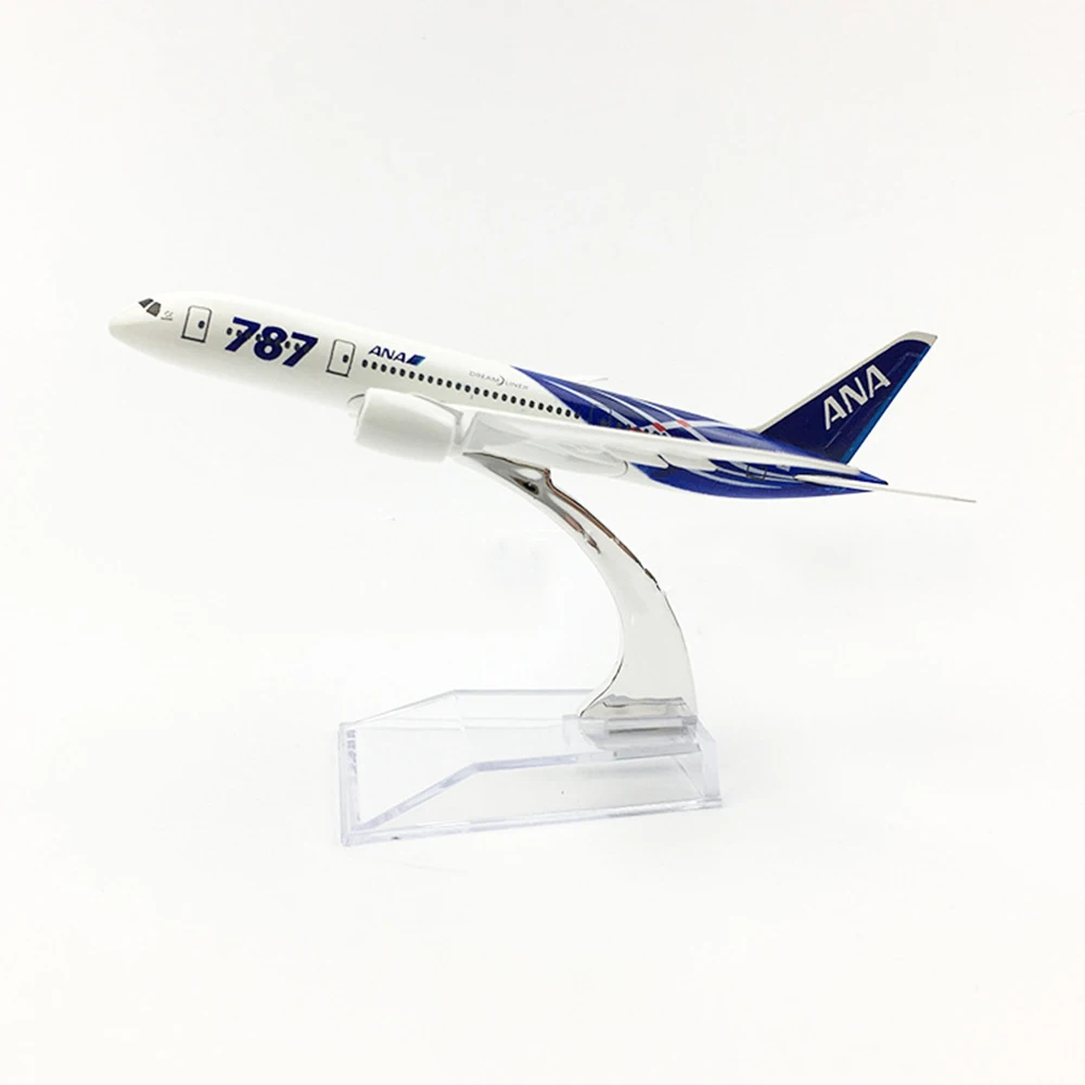 1/400 масштаб самолета Boeing 787 Ана Япония все Nippon Airways 16 см сплав самолет B787 модель