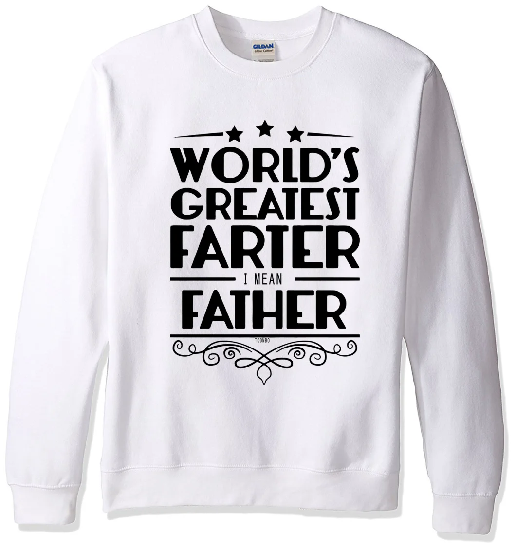 

Spring winter 2019 hoody World's Greatest Farter Father fashion casual sweatshirt fleece O-neck harajuku tracksuits moletom kpop