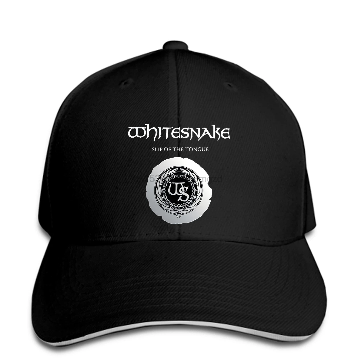 WHITESNAKE Слип языка 1989 Черная Мужская бейсболка шляпа Рок Группа Музыка Snapback Кепка
