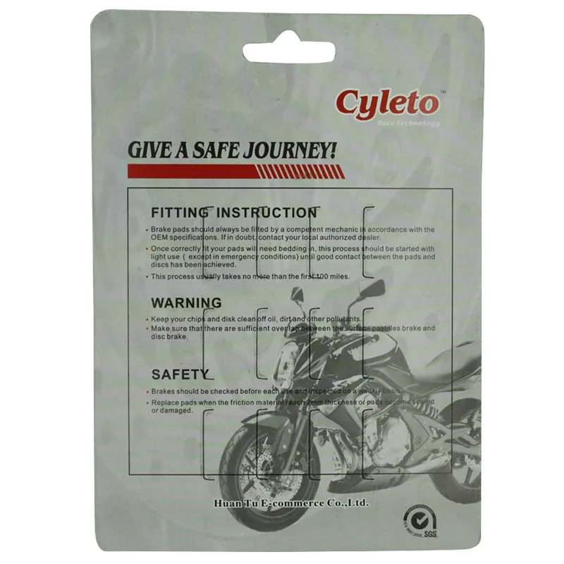 Cyleto передние тормозные колодки для мотоцикла HONDA CRF250R CRF 250R 250 R 04 16 CRF250X 250X 2004 2016 XR