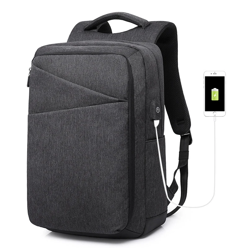 Мужской вместительный рюкзак для ноутбука 2021 дюйма с USB зарядкой|Мужские рюкзаки|