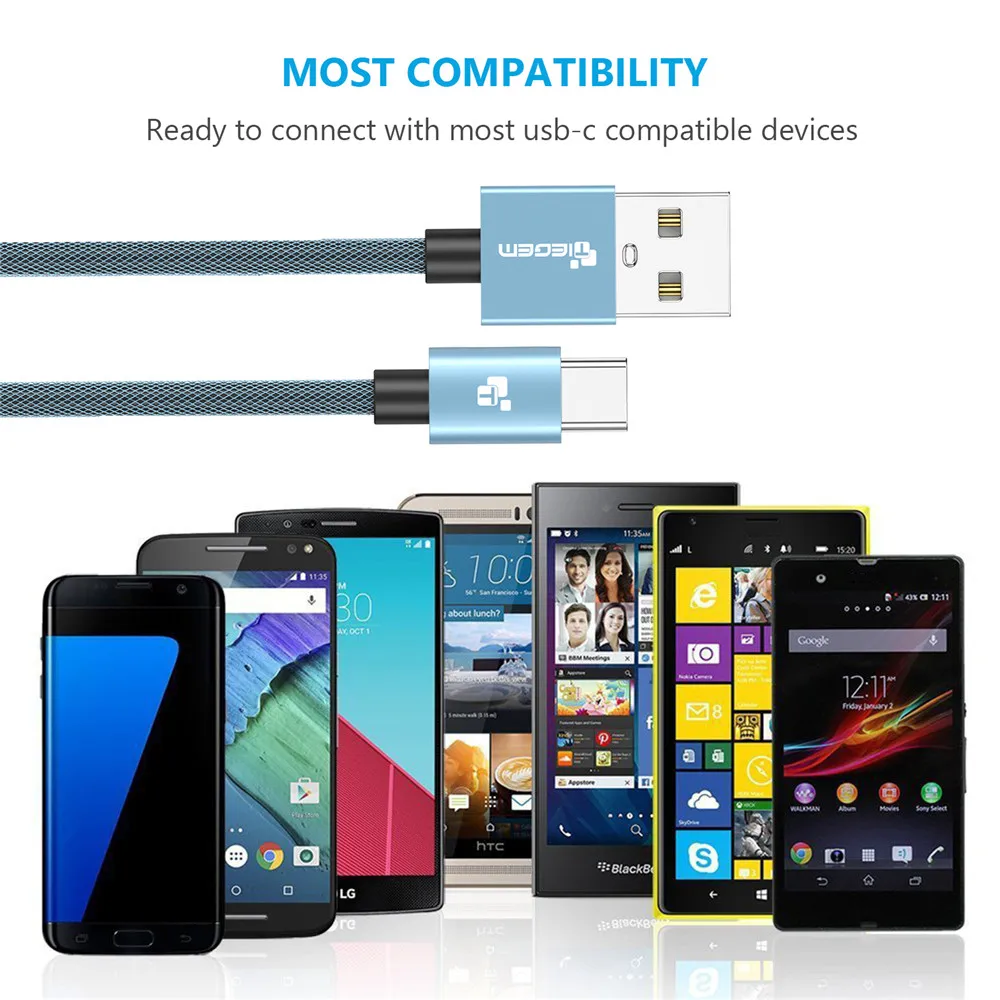 Фото Кабель USB Type C кабель быстрой зарядки TIEGEM Type-C 2A для LG G5 Mate9 Mi5 OnePlus 2 Nexus 5X 6P длиной 1 м 3 Кабель USB Type C кабель быстрой зарядки TIEGEM Type-C 2A для LG G5 Mate9 Mi5 OnePlus 2 Nexus 5X 6P длиной 1 м 3