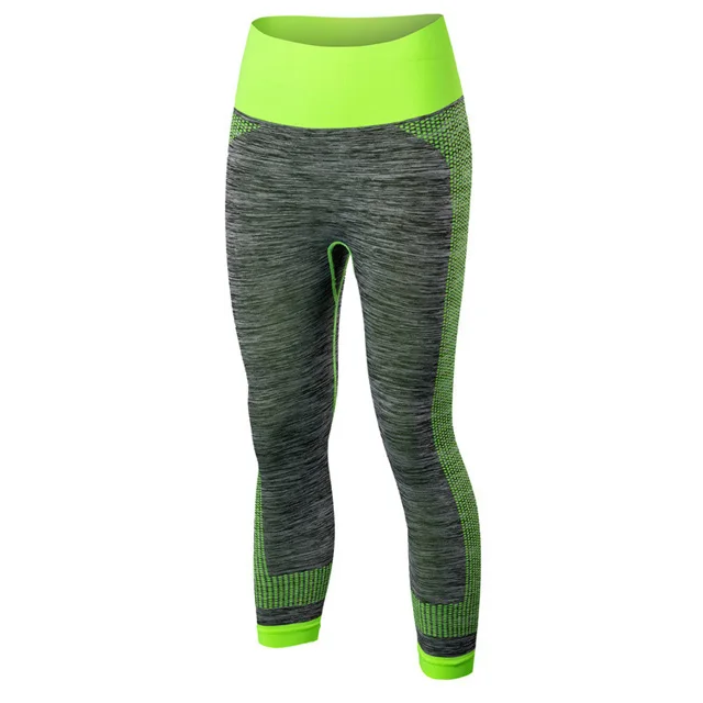Pants-2 Женский Быстросохнущий Спортивный костюм, леггинсы+ Спортивная футболка, костюм для фитнеса, трико, спортивный костюм, зеленый топ, комплект для йоги, спортивный костюм - Цвет: Pants-2