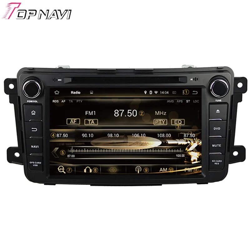 Topnavi 7 ''Octa Core 4GB RAM Android 6 0 Автомобильный видеоплеер Авто аудио DVD ПК для MAZDA CX-9