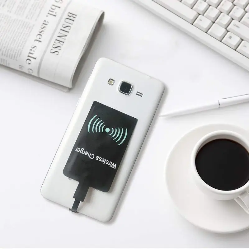 Беспроводное зарядное устройство Hsmeilleur универсальное на базе Android с разъемом Micro