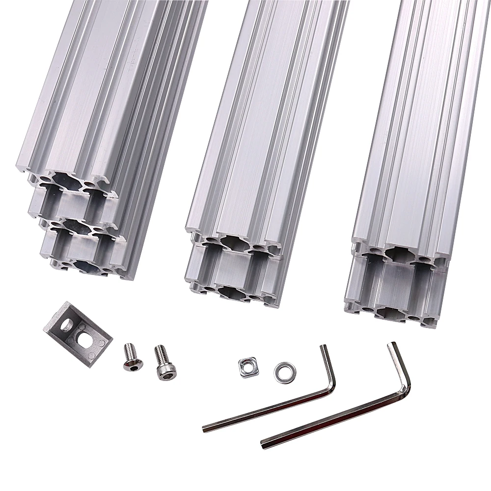 Fast Ship!  AM8 3D Printer Aluminum Metal Extrusion Profile Frame with Nuts Screw Bracket Corner