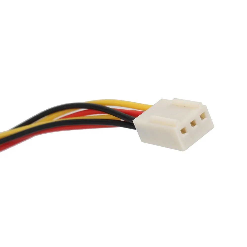 3Pin One change two Y сплиттер ПК кабель компьютерный чехол разъем питания Блок адаптеров