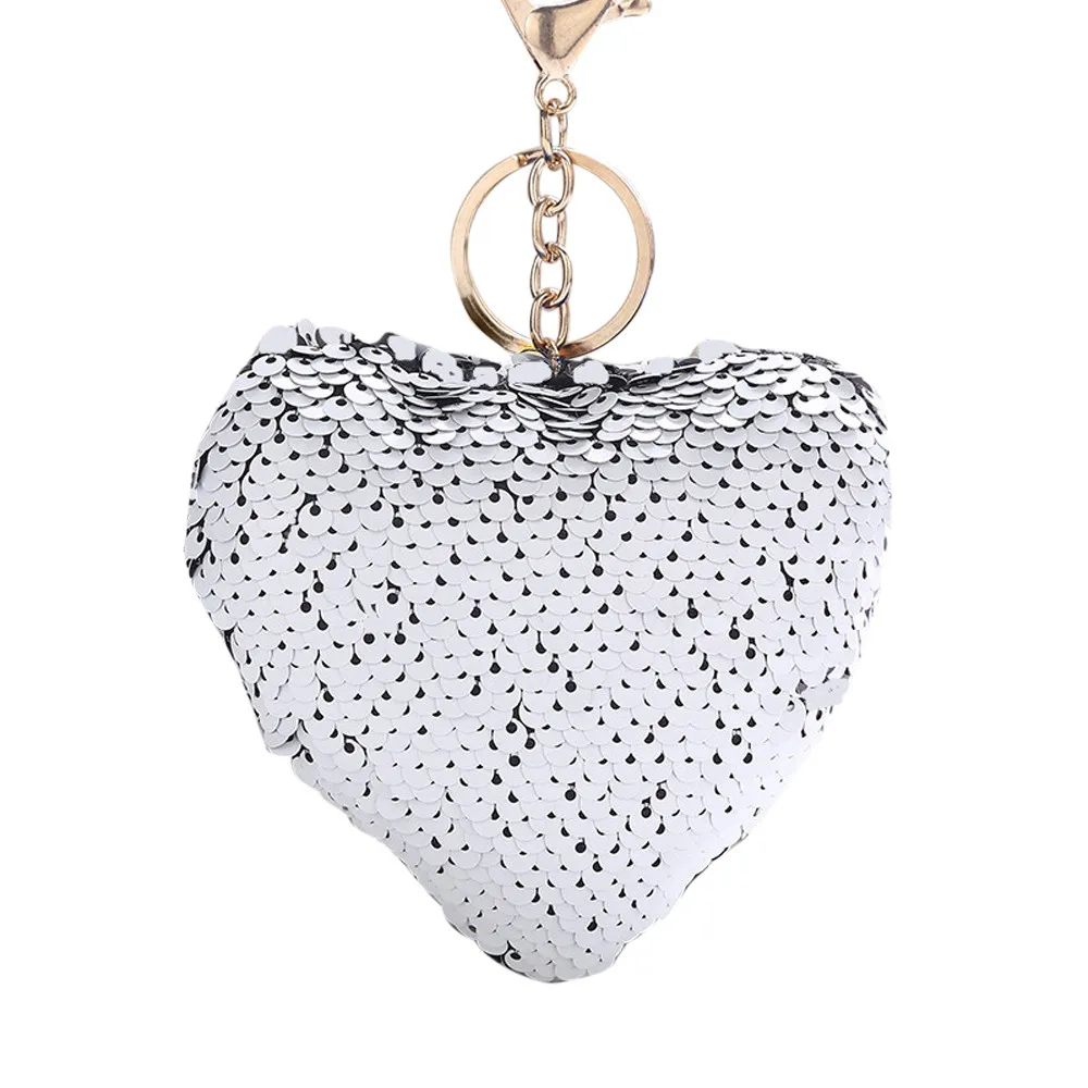 Bestnow модный Звездный брелок с блестками в форме сердца кулон подарок брелки