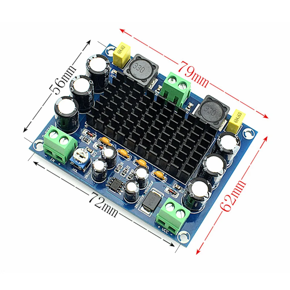 AIYIMA TPA3116D2 мини усилитель мощности профессиональная плата моно 150 Вт цифровой