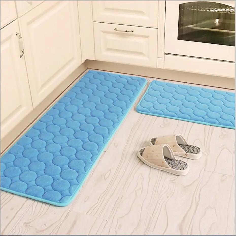 50x80 + 60x160 см/комплект утолщенные коралловые бархатные ковры для гостиной