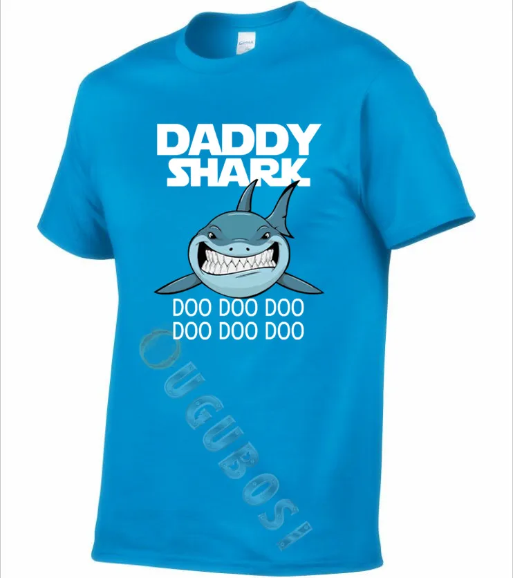 Daddy Shark Doo футболка Забавный подарок папа тройник для дня отцов от сына и