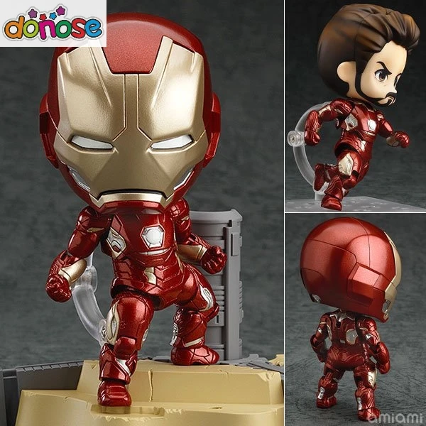 Nendoroid Мстители Бесконечная война Тор Капитан Америка Железный человек Черная пантера чудо женщина Человек-паук фигурка
