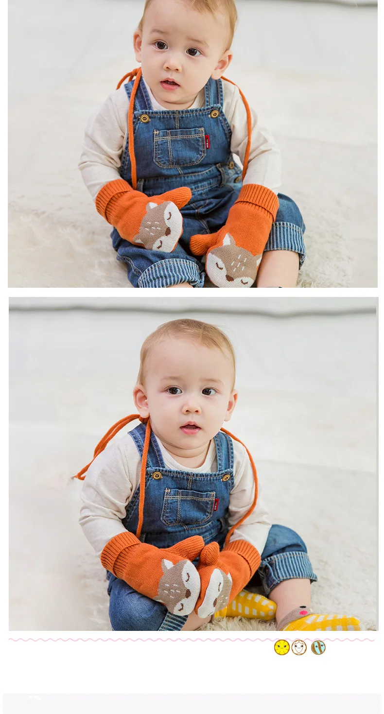3pcs/Set Baby Kids Winter Cotton Hat Scarf Set Winter Knit Cap Children Warm Scarf For Boys Suit Beanies Hats Scarf For Girl Boy
