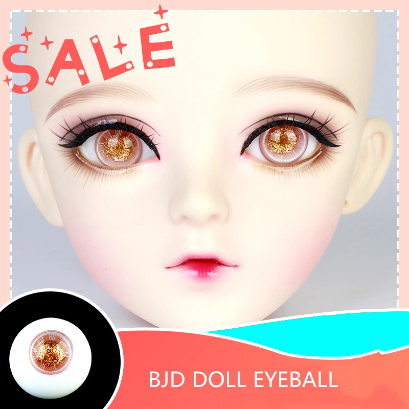 Bjd кукольные глаза для кукол BJD игрушки sd глазные яблоки 10 мм 12 14 16 18 20 розовые