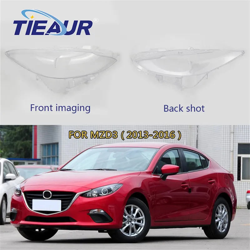 Автомобильный головной светильник крышка фары 4 двери для Mazda 3 прозрачный автомобильный передний светильник крышка лампы 2006- Замена