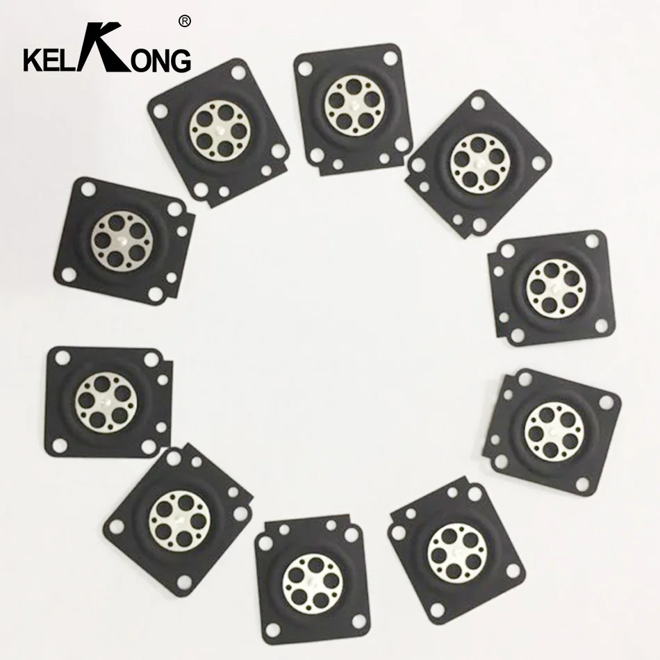 

KELKONG 10 шт./лот для ZAMA 180 измерительная диафрагма membrations прокладки Запчасти для зама180 192 Набор для Ремонта Карбюратора