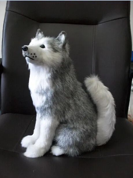 Игрушка плюшевая в виде собаки, 30x22x12 см