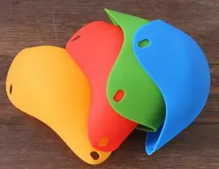 4PCS 1 шт. или 4 шт., гибкий силиконовый кухонный инструмент для приготовления яиц-браконьеров, кухонные инструменты QA 094 - Цвет: 4PCS