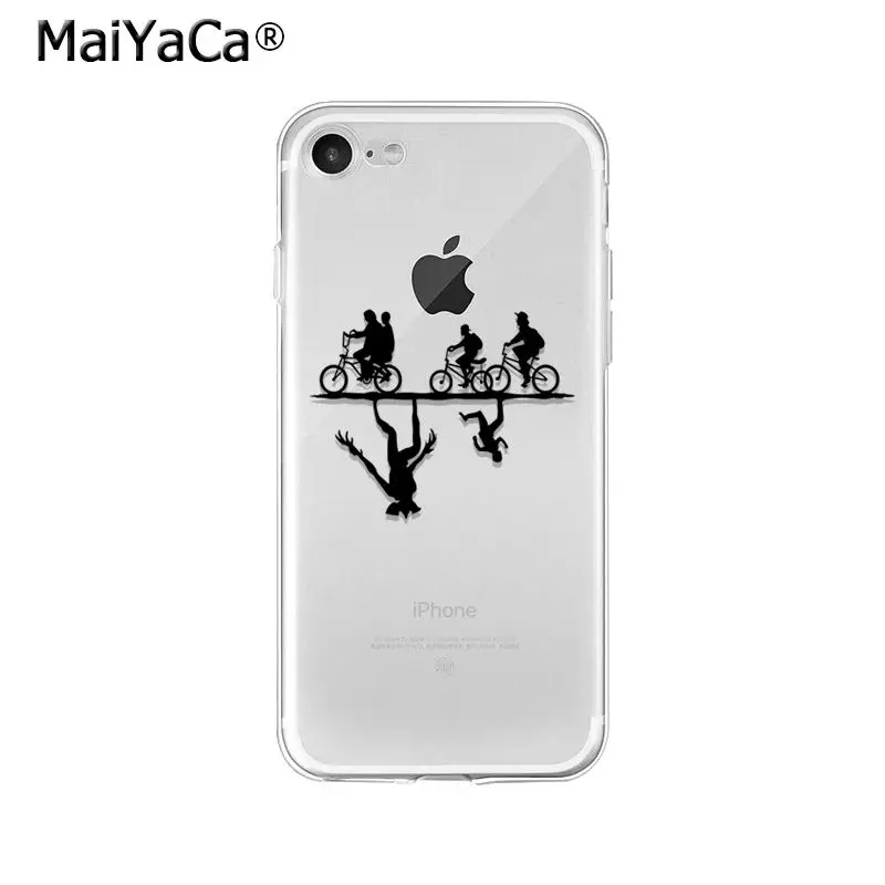 Мягкий чехол для телефона MaiYaCa America TV stranger things из ТПУ Apple iPhone 8 7 6 6S Plus X XS MAX 5 5S SE XR |