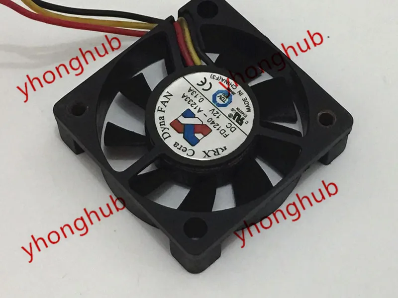 ARX FD1240 A1233A Сервер охлаждающий вентилятор DC 12V 0.13A 40x40x10 мм 3 провода|fan dc|square fanfan dc 12v |