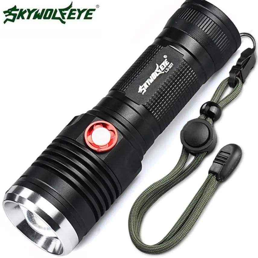 JA 6 Сияющий Быстрая масштабируемый CREE XM-L2 U2 светодиодный 3 режима 26650/18650 USB Перезаряжаемый фонарь