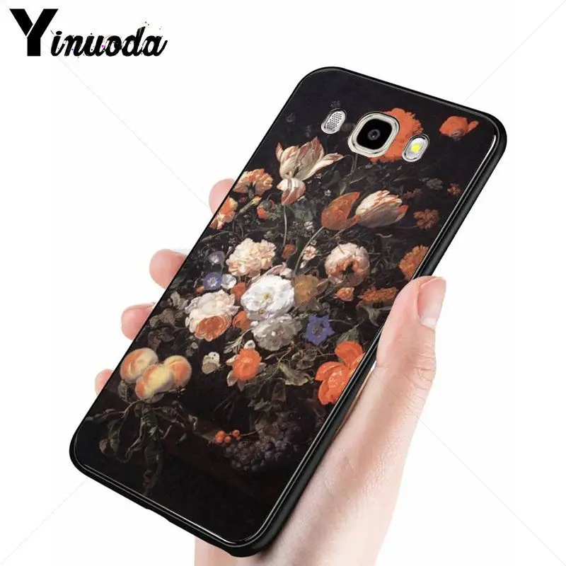 Yinuoda Classic painting flower In a Vase aesthetic Art Soft Phone Case For Samsung Galaxy j4 j6plus j7 j8 j2 prime 2018 funda | Мобильные