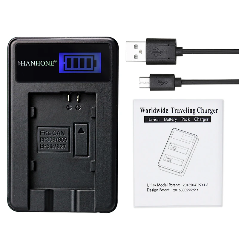 BP-827 BP-819 BP-807 BP-809 зарядное устройство ЖК USB для CANON HG31 XA10 HF20 HF10 HF100 HF100E HG20 HG21 батарея |