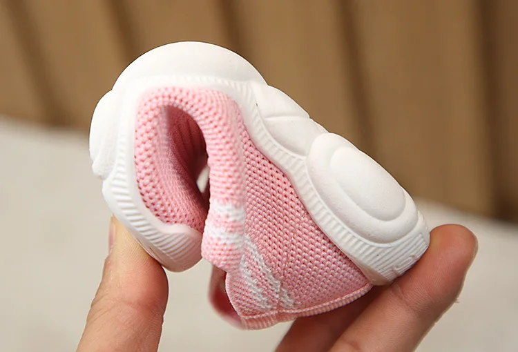 New Soft Bottom Kids Shoes Baby Boy Girl Candy Color Woven Fabric Air Mesh Children Casual Sneakers For Boys Girls | Детская одежда и