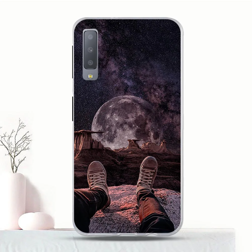 3D чехол с принтом для Samsung Galaxy A7 2018 силиконовый A750 модный бампер 6 0 дюйма |