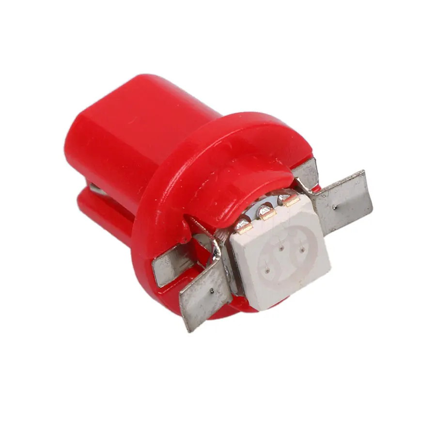 10X B8.5D 509T b8 5 5050 Led 1 SMD T5 лампа Автомобильный датчик скорости приборной панели 12 В