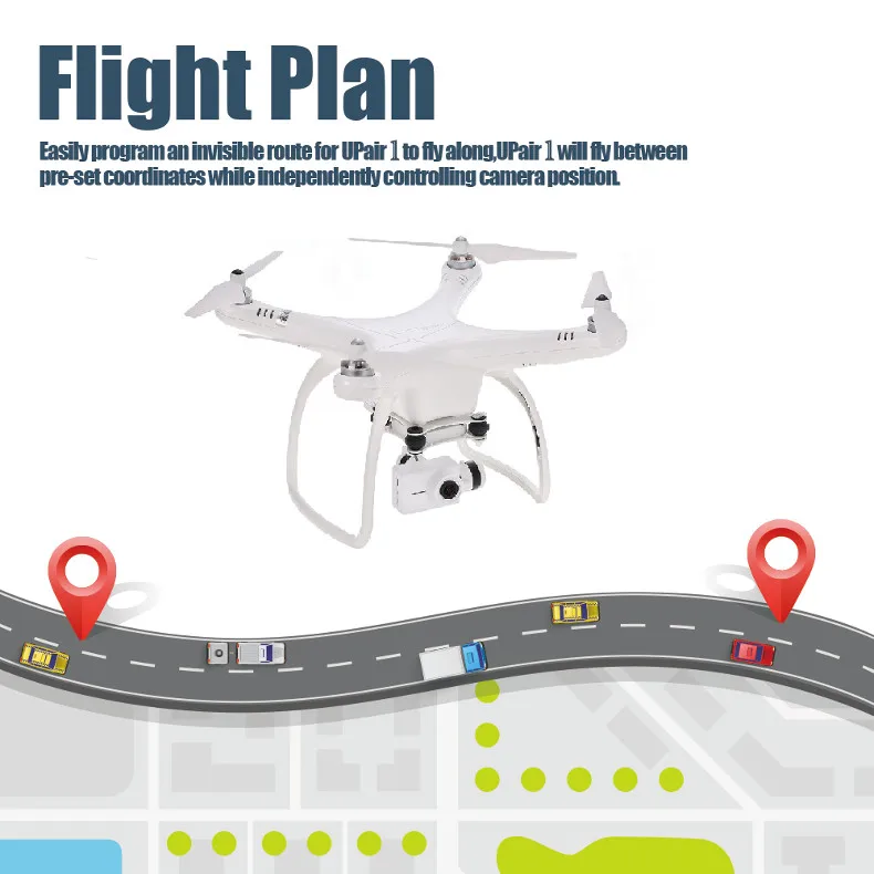 Up Air Upair One Plus APP управление wifi FPV с 12MP 2,7 K HD камерой 2-A& xis Gimbal Бесщеточный RC Квадрокоптер RTF