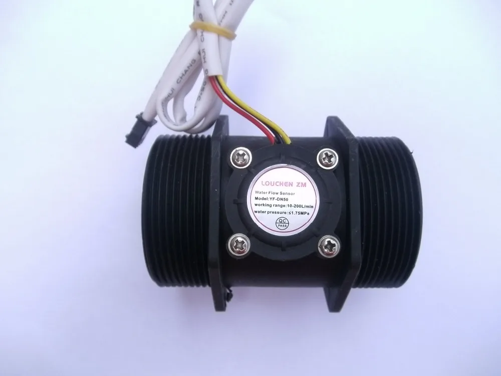 

2020 G 2" Inch Water Flowmeter Counter Hall Sensor Switch Meter 10-200L/MIN