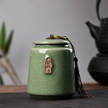 Jia-gui luo Ge Yao keramische theedoos collectie box Pu'er Tie Guanyin - Цвет: 11