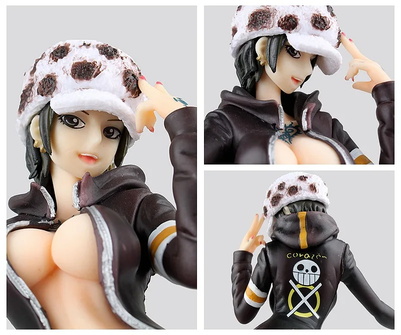 Лучший подарок день рождения Рождество Аниме One Piece P.O.P POP Trafalgar Law Girl Ver. Фигурка из