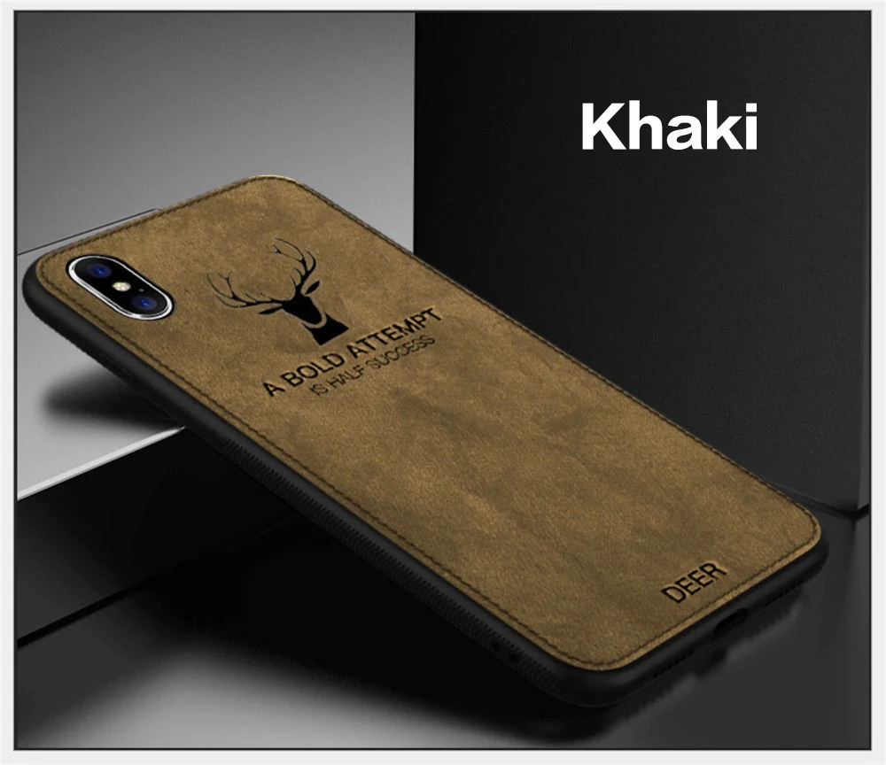 Мягкая тканевая задняя крышка северного оленя для чехол Mate 20 Pro 20X DIY защитный