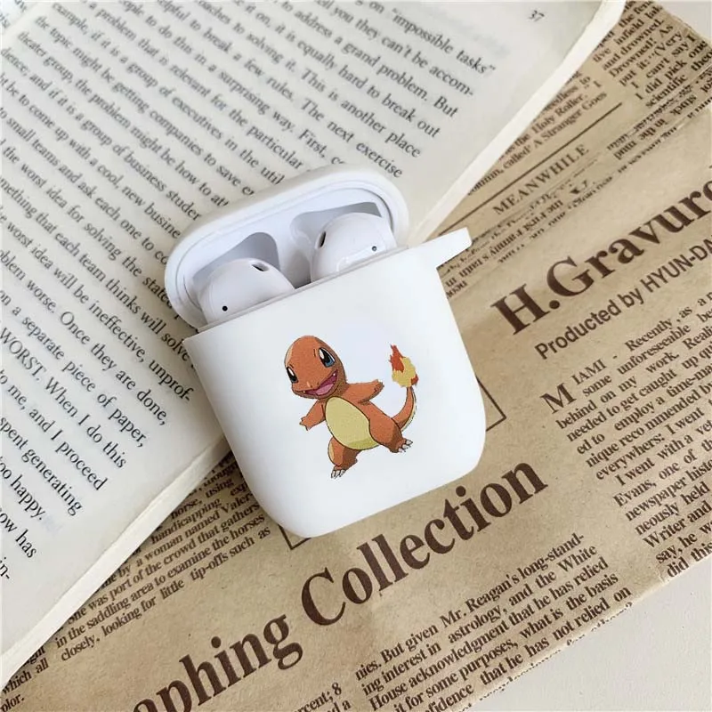 Модный мультяшный чехол для Apple, аксессуары для Airpods, Bluetooth наушники, чехол для Airpods, защитный чехол, наушники, жесткие чехлы - Цвет: 014 (Soft)