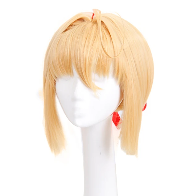 Fate/EXTRA Last Encore Red Saber Nero для косплея парика| |